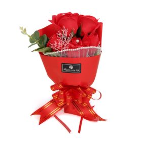 11980 Műnövény dekoráció - rózsa - 23 x 16 x 8 cm