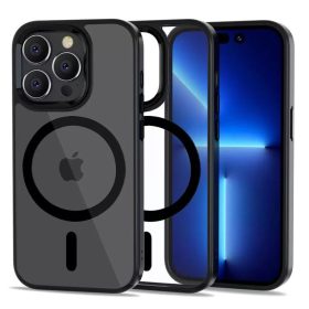    Tech-Protect MAGMAT Magsafe tok átlátszó / fekete Apple iPhone 14 Pro készülékhez 925481