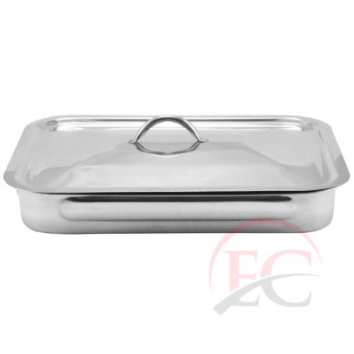 Perfect Home Rozsdamentes tepsi + grillrács +fedő 37*28cm 12702