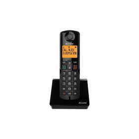   Alcatel Fekete-Narancssárga S280 Hordozható vezetékes Dect telefon