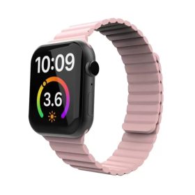   XPRO™ Apple Watch mágneses szilikon szíj pink Apple Watch 38mm / 40mm / 41mm / 42mm (S10) készülékhez
