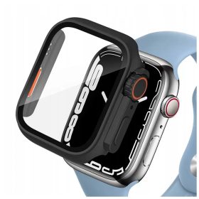   Tech-Protect tok DEFENSE 360 Fekete / Narancs színű, Apple Watch 44mm készülékhez