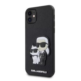   Karl Lagerfeld tok fekete KLHCN61SANKCPK Apple Iphone 11 készülékhez
