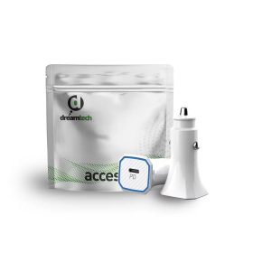   Dreamtech QC3.0 20W Fehér Autós töltő USB-C csatlakozóval