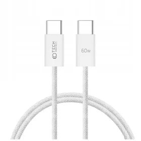   Tech-Protect Ultraboost Kábel USB-C / USB-C PD60W/3A 1m Fehér