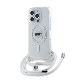   Karl Lagerfeld crossbody tok átlátszó KLHMP15XHCKHNT Apple Iphone 15 Pro Max készülékhez