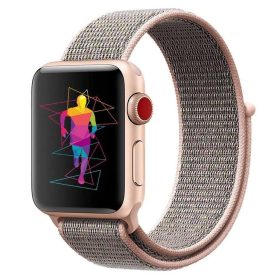   XPRO™ Apple Watch tépőzáras szíj világos Pink Apple Watch 38mm / 40mm / 41mm / 42mm (S10) készülékhez