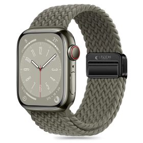   Tech-Protect NYLONMAG óraszíj szürke, Apple Watch 42mm (S1-S3) / 44mm / 45mm / 46mm / 49mm készülékhez