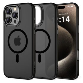    Tech-Protect MAGEDGE MAGSAFE Fekete / Metál tok Apple iPhone 16 Pro készülékhez