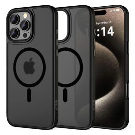    Tech-Protect MAGMAT MAGSAFE tok matt fekete Apple iPhone 16 Pro készülékhez