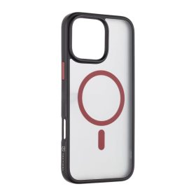   Tactical Hyperstealth 2.0 fekete/piros tok Apple iPhone 16 Pro Max készülékhez