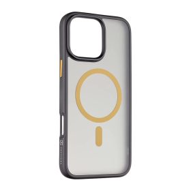   Tactical Hyperstealth 2.0 fekete/sárga tok Apple iPhone 16 Pro Max készülékhez