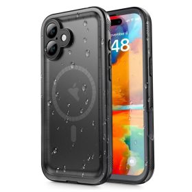   Tech-Protect Shellbox vízálló és ütésálló tok fekete MagSafe Apple iPhone 16 készülékhez