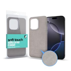   XPRO™ Soft Velvet Magsafe tok Apple iPhone 16 Pro készülékhez - Szürke
