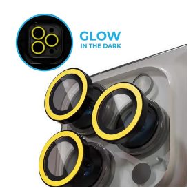   XPRO™ Luminous Prémium Kameravédő Üveg Apple iPhone 16 / Apple iPhone 16 Plus készülékhez - Citromsárga