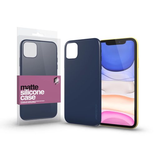 XPRO™ Szilikon matte tok ultravékony sötétsötétkék Xiaomi Redmi Note 12 Pro 5G készülékhez