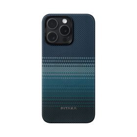   Pitaka Tactile Woven tok MOONRISE Apple iPhone 15 Pro Max készülékhez - MagSafe rögzítéssel (KI1501MOM)