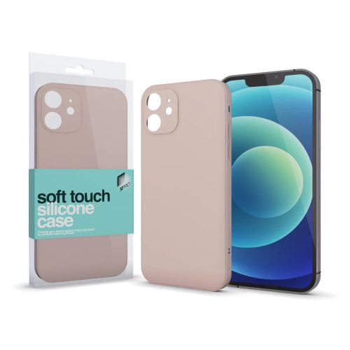 XPRO™ Soft Touch szilikon tok Slim púder pink Samsung Galaxy A56 készülékhez