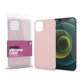   XPRO™ Szilikon matte tok ultravékony Púder pink Apple iPhone 16e készülékhez