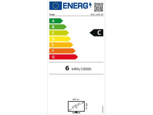 Trevi PDX 1409 S2 hordozható média lejátszó 12/220V