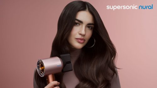 Dyson Supersonic Nural™ (HD16) Curly+Coily (Amber Silk/Pink Champagne) (143709-01)