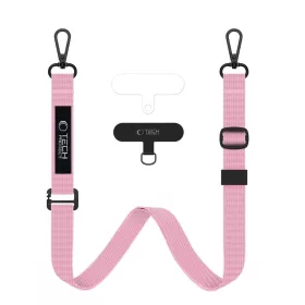 Tech-Protect C6S pink Crossbody pánt mobiltelefonhoz