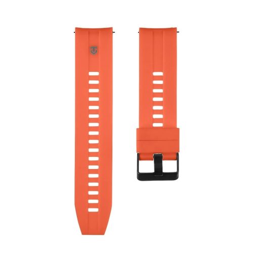 Tactical Quick Release Narancs szilikon univerzális óraszíj 20mm Samsung / Huawei / Honor / Garmin / Amazfit készülékekhez