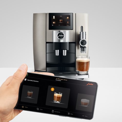 Jura J8 Midnight Silver ezüst automata kávéfőző(EA) (15471)