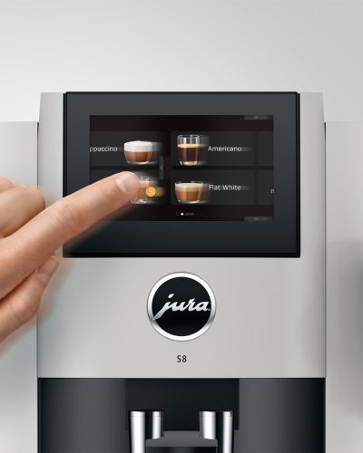 Jura S8 Platinum Silver ezüst automata kávéfőző (EB) (15483)