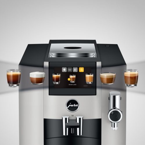 Jura S8 Platinum Silver ezüst automata kávéfőző (EB) (15483)