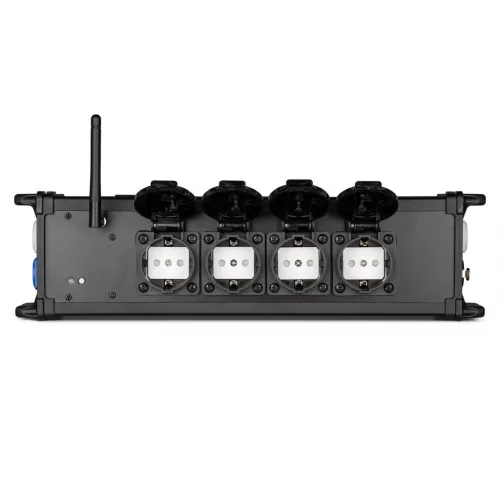PD Connex PSB50 Tápcsatlakozó elosztó + Vezeték nélküli DMX adó/vevő (PowerCon be/ki + 4 db Shuko)