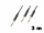 PD Connex CX76-3 sztereo jelkábel (6,3 mm Jack - 2×6,3 mm Jack) - (3 m)