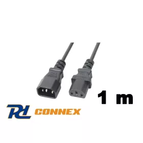   PD Connex CX18 230V tápkábel hosszabbító 1m (IEC C14 - IEC C13)