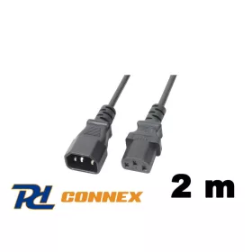   PD Connex CX18 230V tápkábel hosszabbító 2m (IEC C14 - IEC C13)