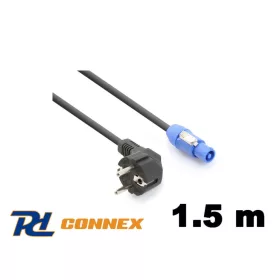   PD Connex CX12-1,5m PRÉMIUM PowerCon Tápkábel (Schuko-PowerConA)