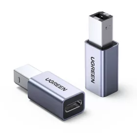   Ugreen 20120 USB Type C - USB Type-B átalakító adapter szürke