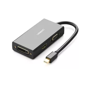   UGREEN 20418 Adapter Mini DisplayPort to HDMI/VGA/DVI MD114 fekete
