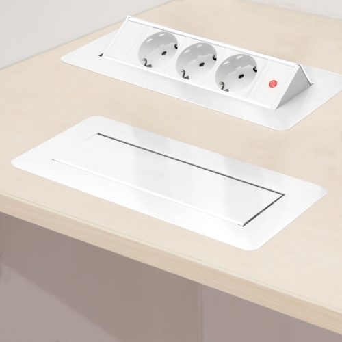 Delight 20440WH Rejtett elosztó - 3-as - Felnyíló kivitel - fehér