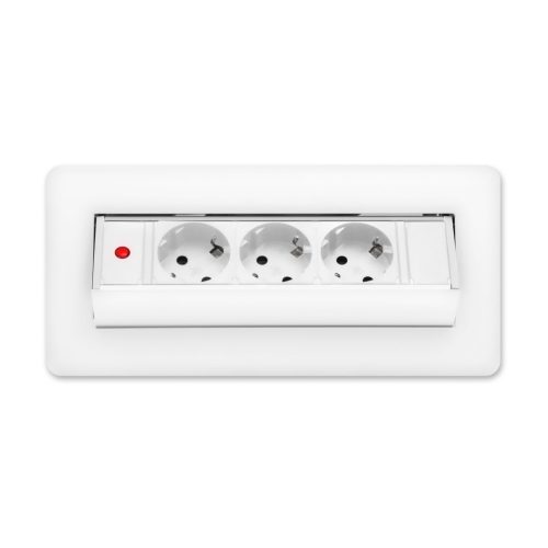 Delight 20440WH Rejtett elosztó - 3-as - Felnyíló kivitel - fehér