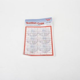   Öntapadós akasztó - átlátszó - műanyag - 2,5 x 5 cm - 6 db / csomag, 265450