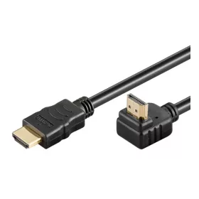 Goobay 31919 HDMI kábel aranyozott, 5m, 90° 4K