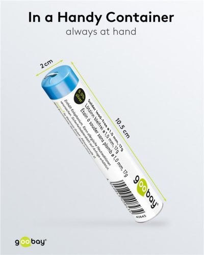 Goobay 40843 Ólommentes forraszanyag 17g (1.0 mm)