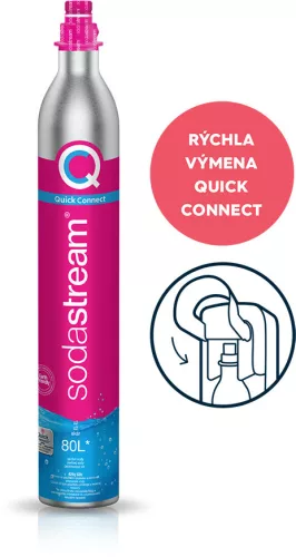SodaStream QuickConnect CQC tartalék patron Univerzális csere patron otthoni szódagépekhez átvételkor az üres patront vissza kell küldeni, 42005027