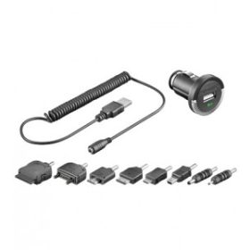   Goobay 43133 Autós univerzális USB töltő készlet, amely használható autóban