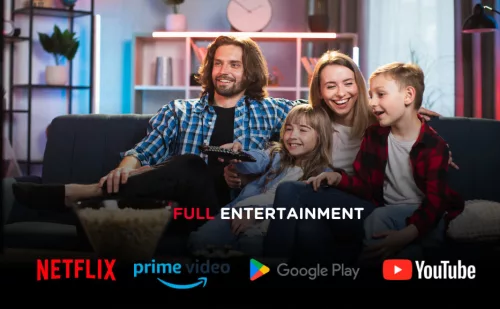 Aiwa 43GO60804FHD – 108cm, DLED,  Infinity X Series Google FULL HD TV – Emeld új szintre a tévézés élményét!