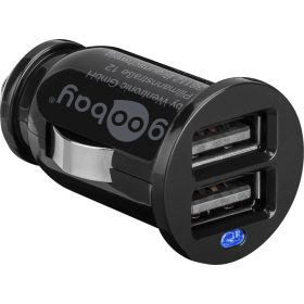   Goobay 44177 Autós univerzális USB töltő 2xUSB 5V DC/2100 mA