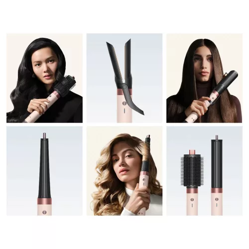 Dyson Airwrap Co-anda2x™ Straight+Wavy (HS09) többfunkciós hajformázó és hajszárító (Ceramic pink/Rose gold) (492465-01)