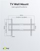 Goobay 49732 TV fali tartókonzol fix 37 - 70" (94 - 178 cm)