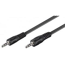   Goobay 50430,  3,5 mm jack - 3,5 mm jack dugókkal szerelt kábel 5 m