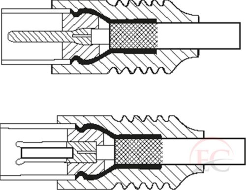 Goobay 50717 Antenna koax kábel szerelt 1,5 m